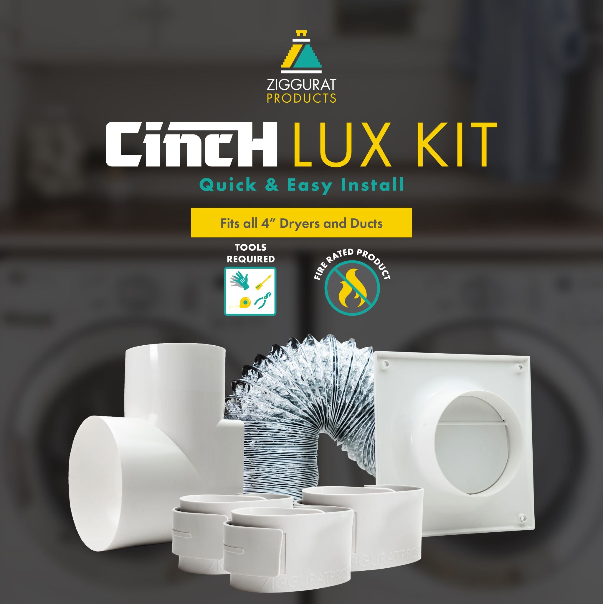 Cinch Lux Connector Kit Quick Connect Dryer