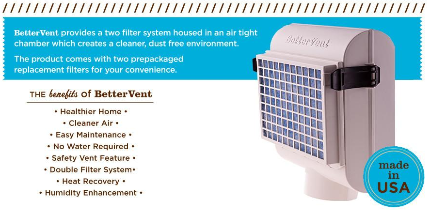 BetterVent Indoor Dryer Vent