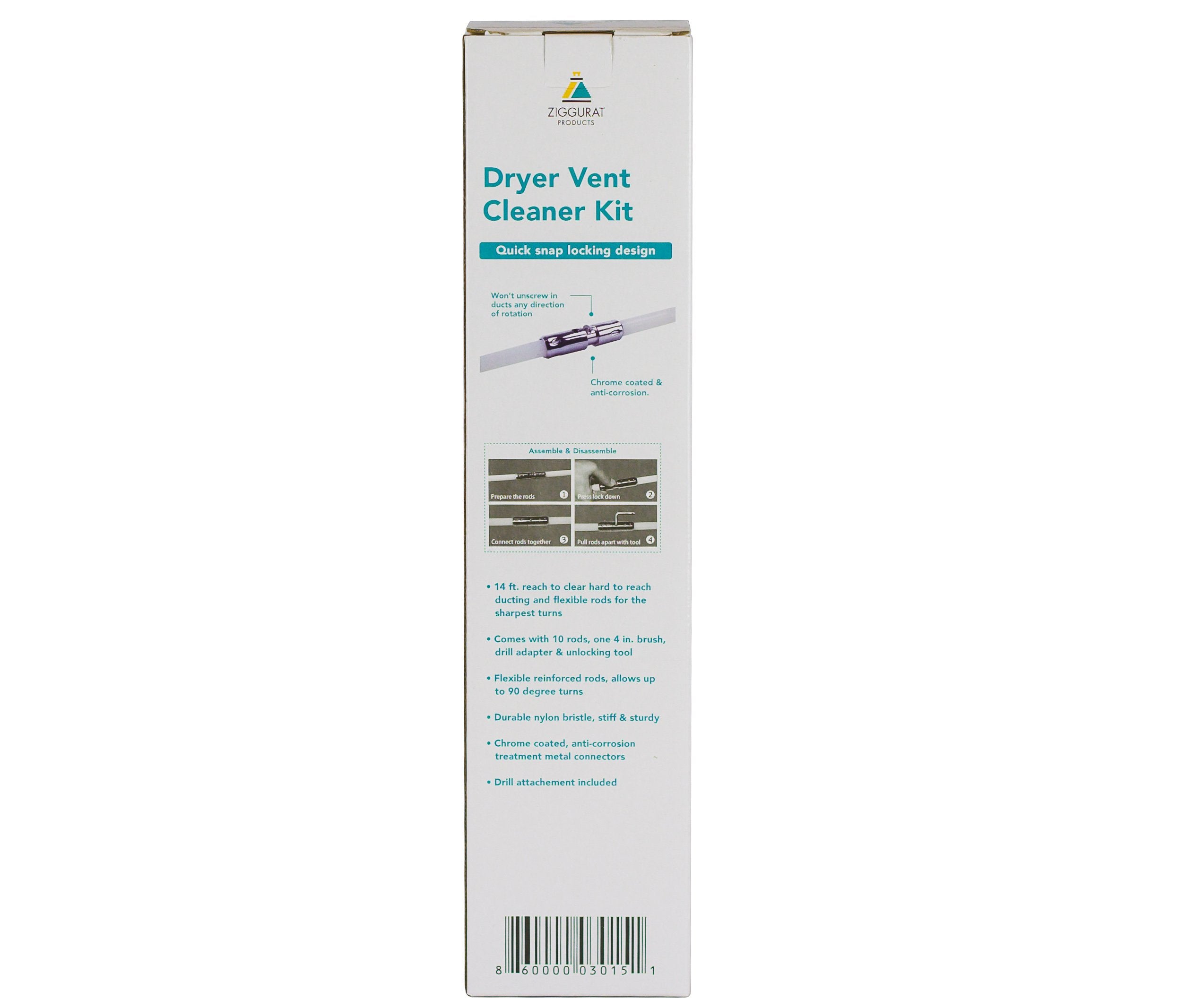 Snap To Vent Dryer Vent Cleaning Kit